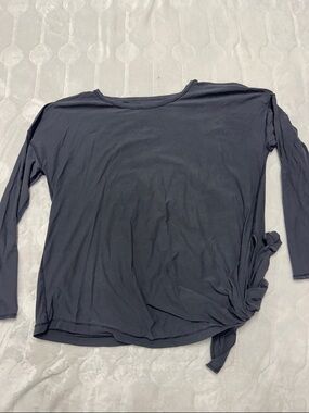 Lululemon Women's Long Sleeve Side-Tie Top - Black
